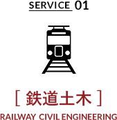 SERVICE01 鉄道土木 RAILWAY CIVIL ENGINEERING